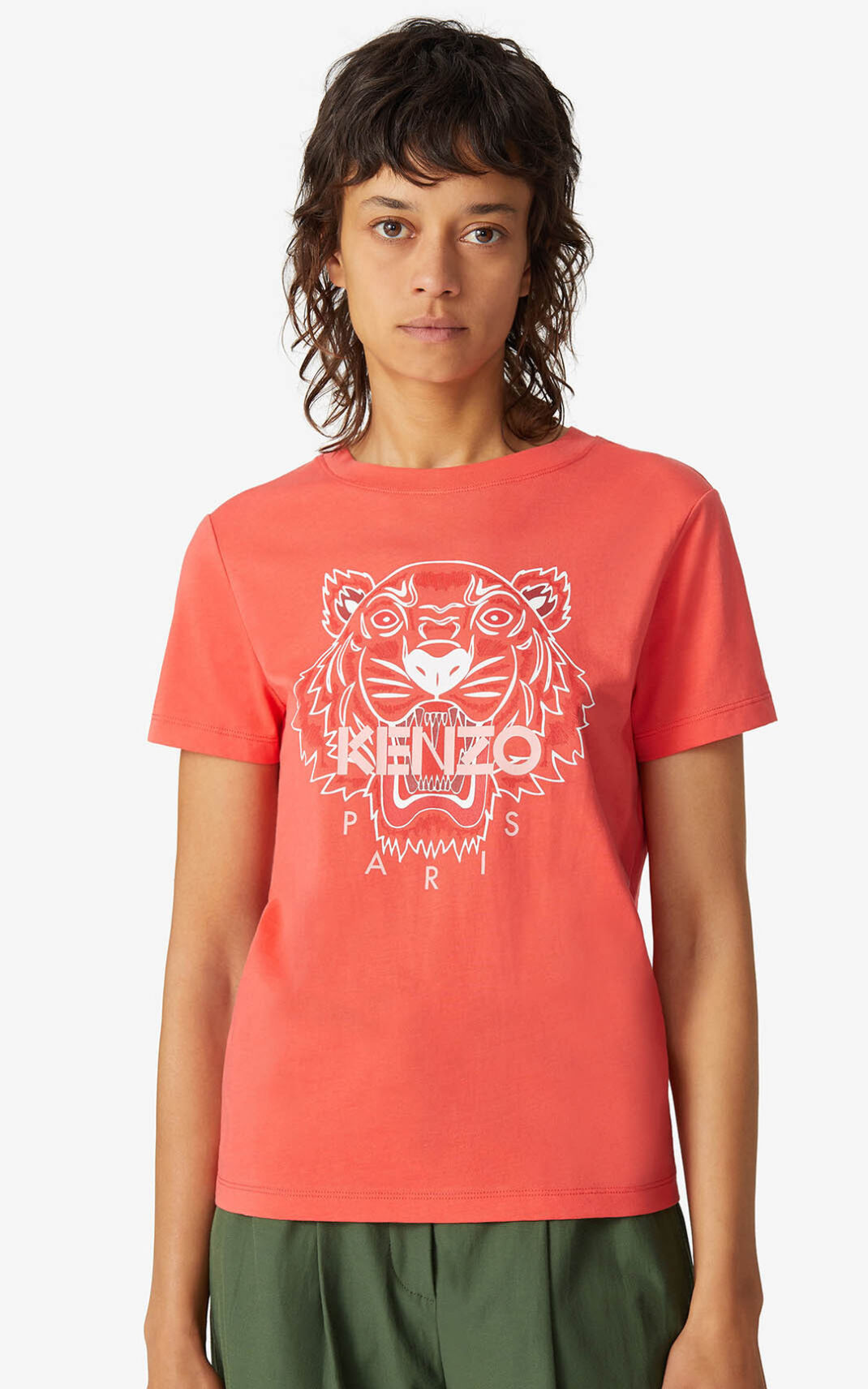 Camisetas Kenzo Tiger Mujer Rojas - SKU.4281320